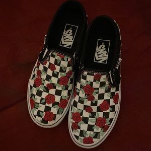 Vans Asher Skate Shoe with box!  Only worn once!  Awesome design!  Size 6